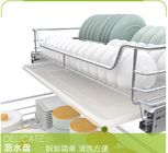 Soft - Closing Sliding Kitchen Pull Out Basket Powder Coating With Customized Color